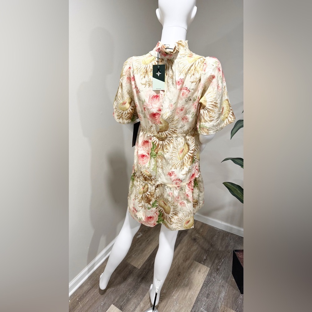 Tuckernuck Crawford Dress XS | Sun-Faded Floral Ruffle Midi $188 NWT - Picture 9 of 16
